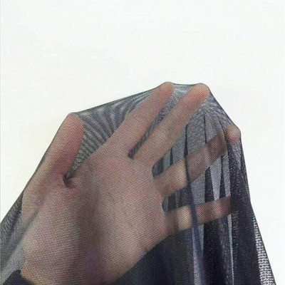 Arias Closet Fırfırlı Dantel İşlemeli Tül Fantezi Siyah Gecelik