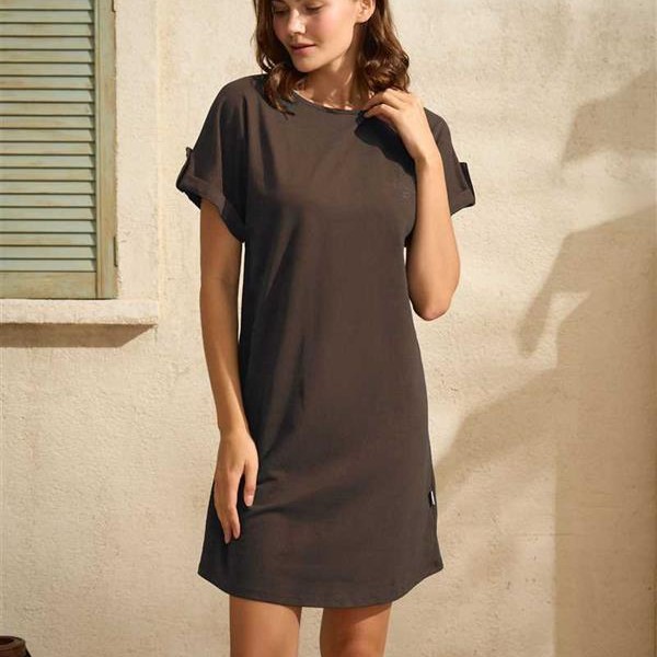 Arias Closet Günlük Kısa Kol Bisiklet Yaka Cotton Düz Yazlık Kısa Pijama Takımı