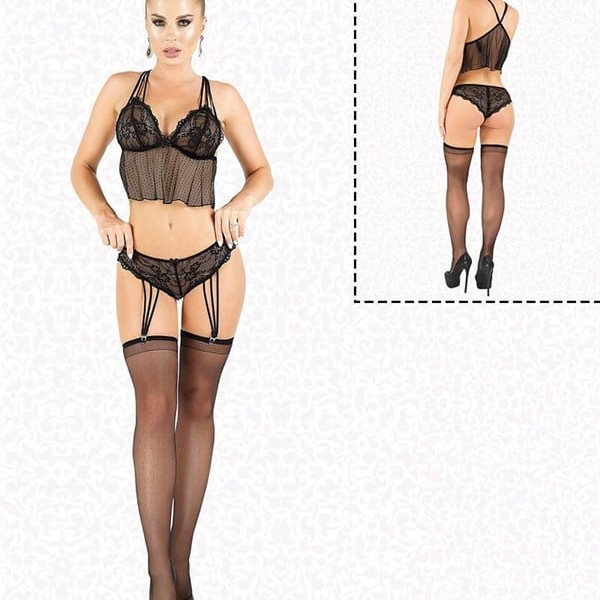 Arias Closet Jartiyerli Büstiyer Set