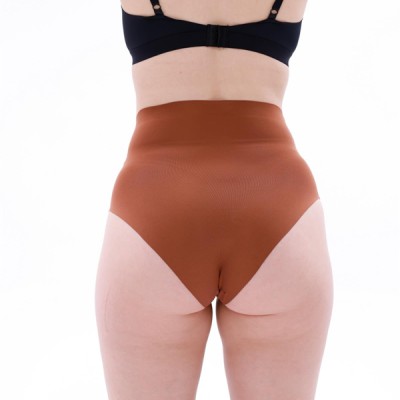 Arias Closet Kahverengi Mı Emay 2704 Lazer Kesim Yüksek Bel Hayalet Külot