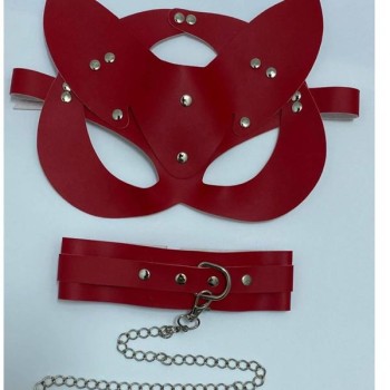 Arias Closet Kırmızı Tasma Set