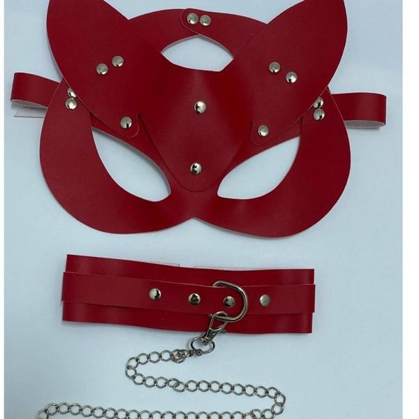 Arias Closet Kırmızı Tasma Set