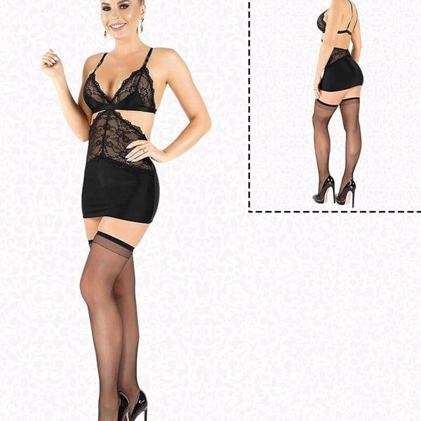 Arias Closet Likralı Saten Babydoll