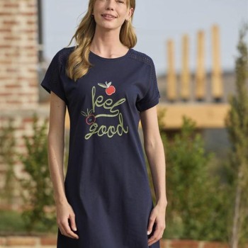 Arias Closet Meyve Ve Yaprak Baskılı Dantelli 