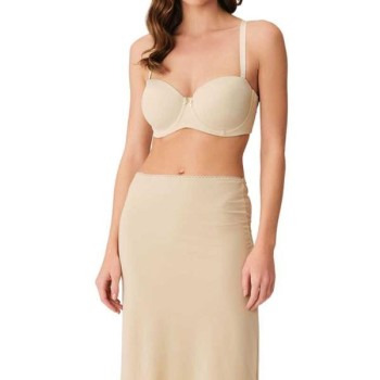 Arias Closet Mikropolyamid Esnek Kumaşlı Diz Altı Uzun Etek Altı Jüpon