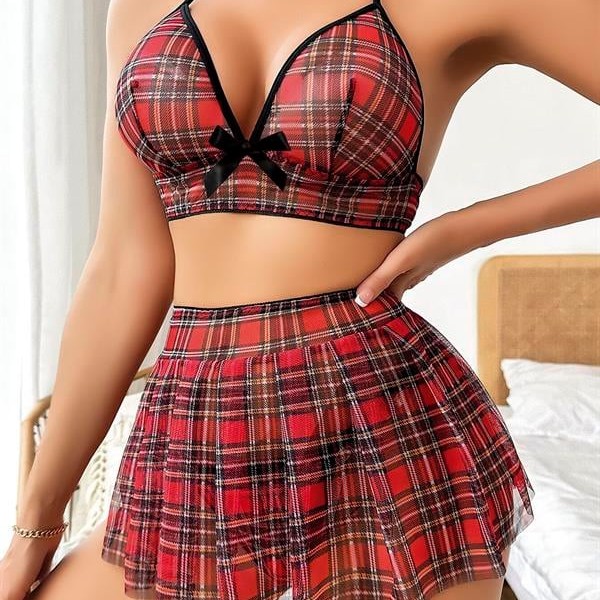 Arias Closet Mini Tül Çekici Fantezi Öğrenci Kostümü
