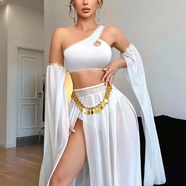 Arias Closet Özel Tasarım Beyaz Harem Kostümü