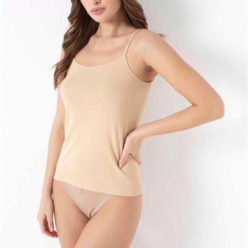 Arias Closet Pamuklu Ribana İp Askılı Atlet