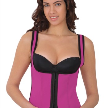 Arias Closet Pembe Mı 9173 Terletici Agraflı Göğsü Açık Atlet Korse