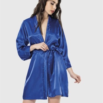 Arias Closet Saks Kısa Saten Sabahlık