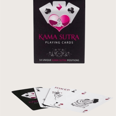 Arias Closet Sexy Görselli Oyun Kartı Kama Sutra Kırmızı Kırbaç Set