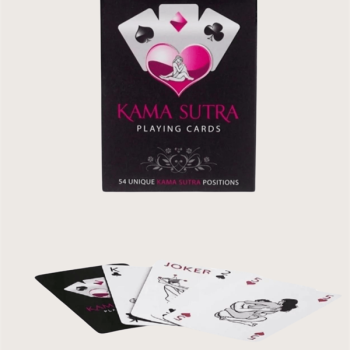 Arias Closet Sexy Görselli Oyun Kartı Kama Sutra Siyah Kırbaç Set