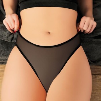 Arias Closet Siyah Dantelli Arkası Dekolteli Fantezi Külot