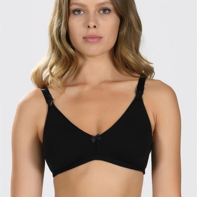 Arias Closet Siyah Dikişsiz Emzirme Sütyeni
