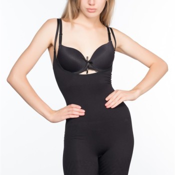 Arias Closet Siyah Mı Emay 2013 Göğsü Açık Paçalı Boy Korse
