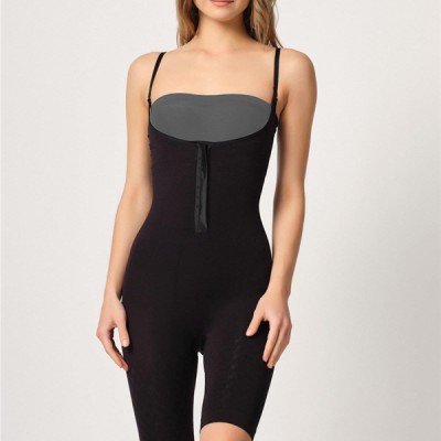 Arias Closet Siyah Mı Emay 2093 Ön Agraflı Göğsü Açık Paçalı Boy Korse