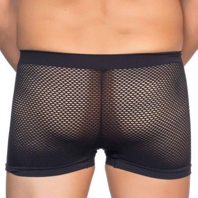 Arias Closet Siyah Mı Emay 2106 Fileli Soft Erkek Boxer