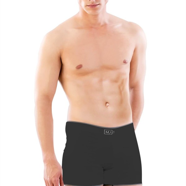 Arias Closet Siyah Mı Emay 2108 Seamless Uzun Erkek Boxer