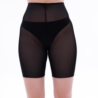 Arias Closet Siyah Mı Emay 2705 Lazer Tül Toparlayıcı Paçalı Boxer Hayalet Korse