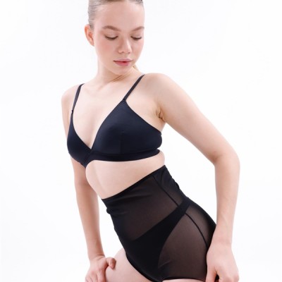 Arias Closet Siyah Mı Emay 2706 Lazer Tül Toparlayıcı Slip Hayalet Külot Korse