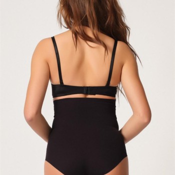 Arias Closet Siyah Mı Emay 2708 Lazer Yüksek Bel Kesim Slip Hayalet Korse