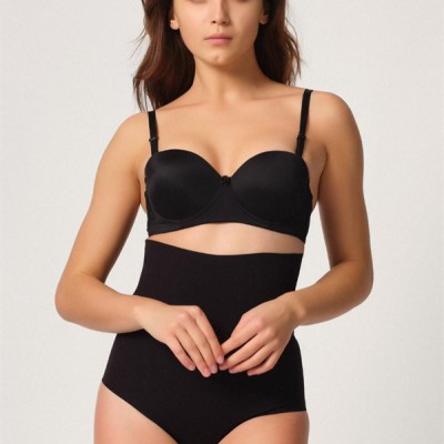 Arias Closet Siyah Mı Emay 2708 Lazer Yüksek Bel Kesim Slip Hayalet Korse