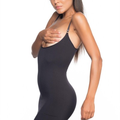 Arias Closet Siyah Mı Emay 5060 Göğsü Açık Elbise Korse