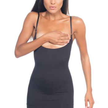 Arias Closet Siyah Mı Emay 5060 Göğsü Açık Elbise Korse