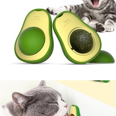 Avokado Tasarımlı Kedi Yalama Topu