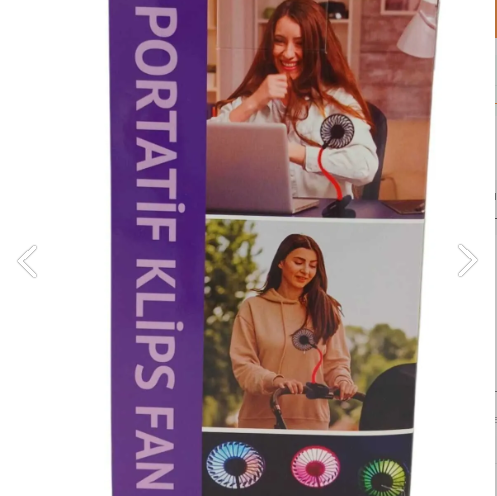 Ayarlanabilir Kıskaçlı Masa Üstü Mini Vantilatör