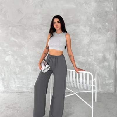 Ayrobin Oversize   Pantalon - Füme -