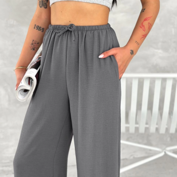 Ayrobin Oversize   Pantalon - Füme -