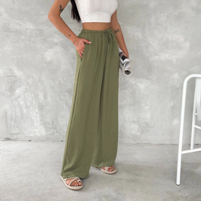Ayrobin Oversize   Pantalon - Mint Yeşili -