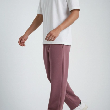 Baggy Alt Eşofman - Gül Kurusu