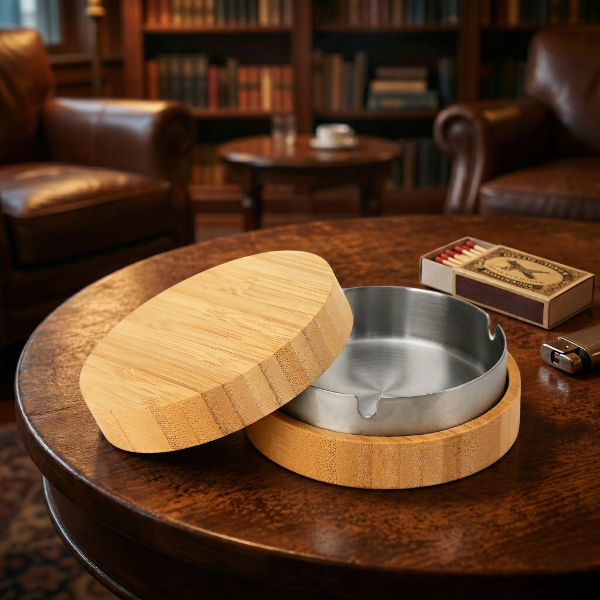 Bambu Kapaklı Küllük 