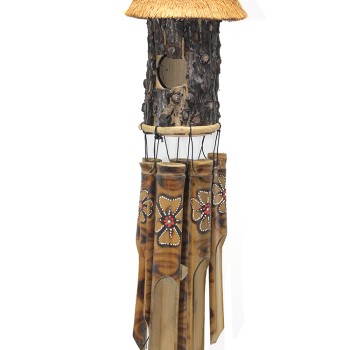 Bambu Kuş Yuvalı Rüzgar Çanı 