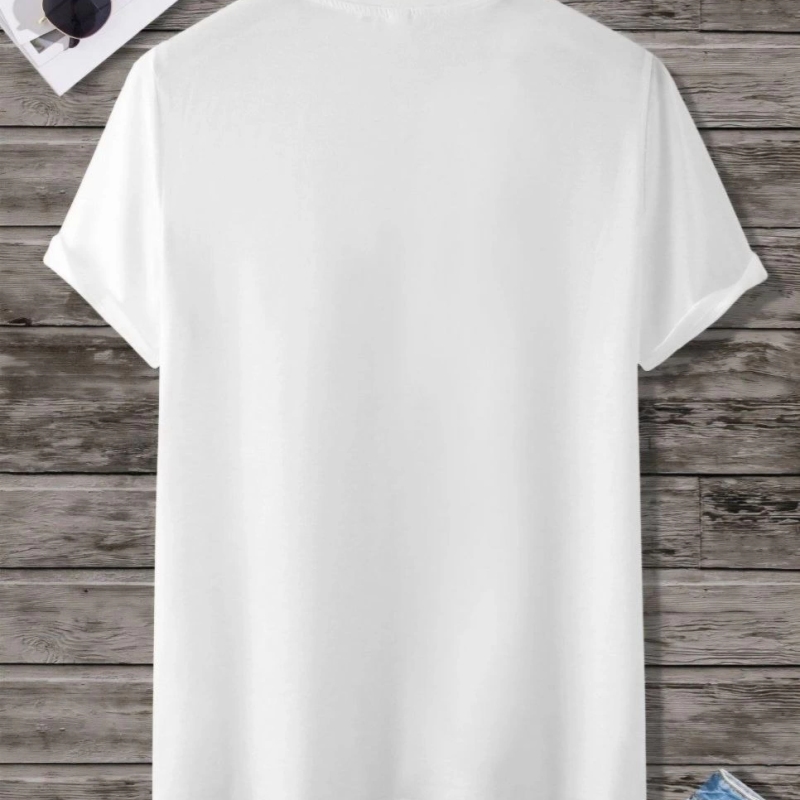 Baskılı Oversize T-Shirt - Beyaz -