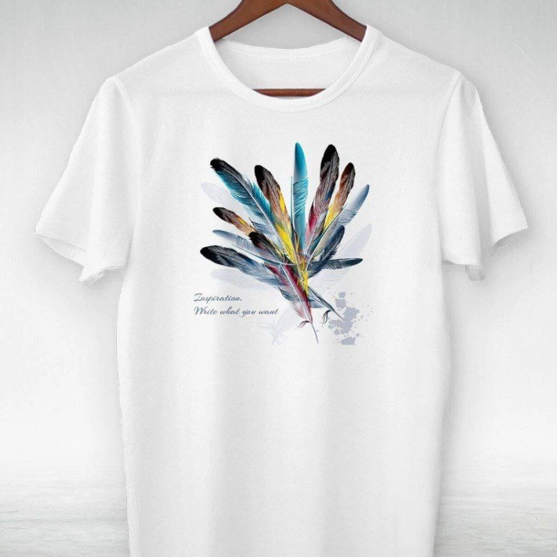 Baskılı Oversize T-Shirt - Beyaz -