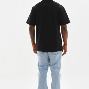 Baskılı Oversize T-Shirt - Siyah -