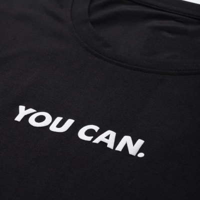 Baskılı Oversize T-shirt - Siyah -