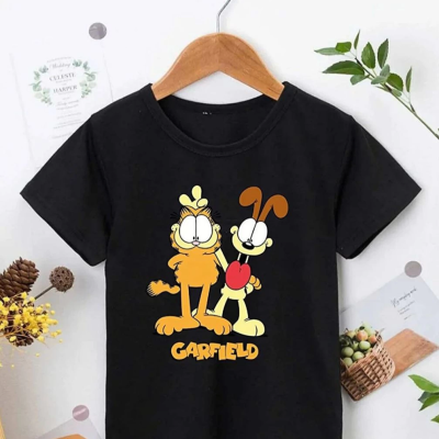 Baskılı T-Shirt - Siyah -