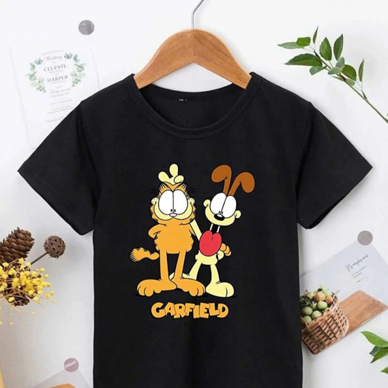 Baskılı T-Shirt - Siyah -