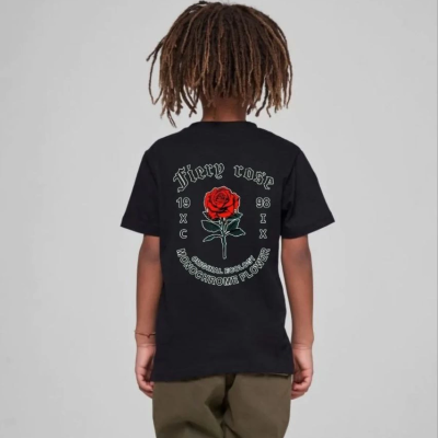 Baskılı T-Shirt - Siyah -