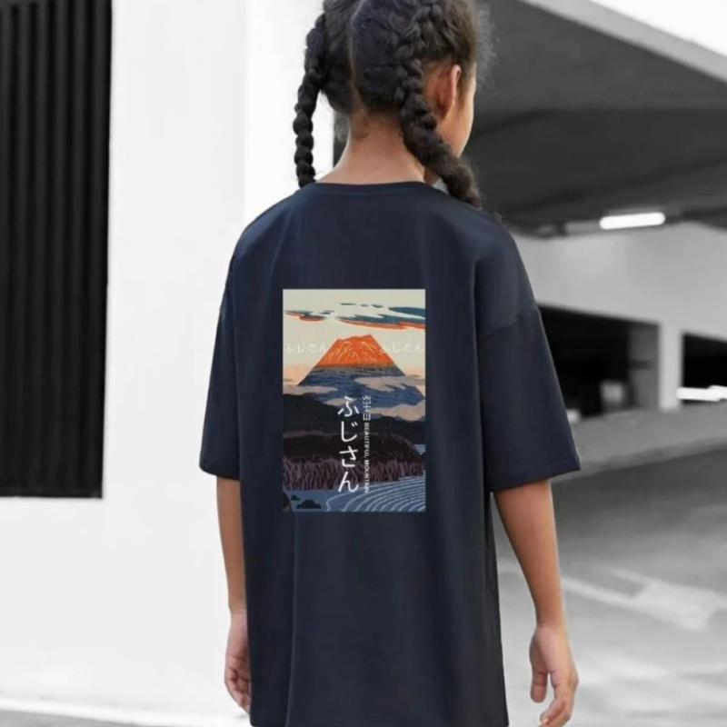 Baskılı T-Shirt - Siyah -