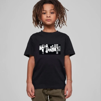 Baskılı T-Shirt - Siyah -