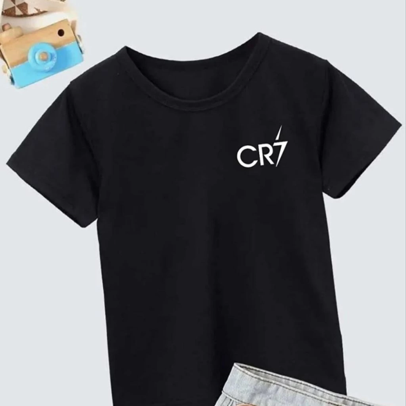 Baskılı T-Shirt - Siyah -