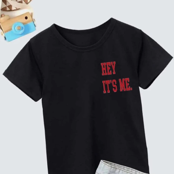 Baskılı T-Shirt - Siyah -