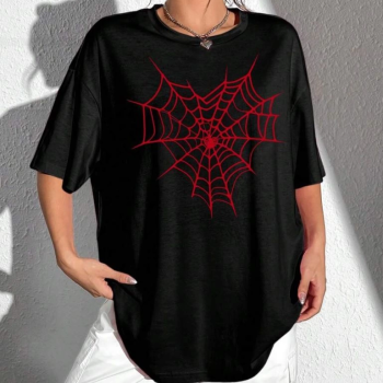 Baskılı   T-shirt - Siyah -