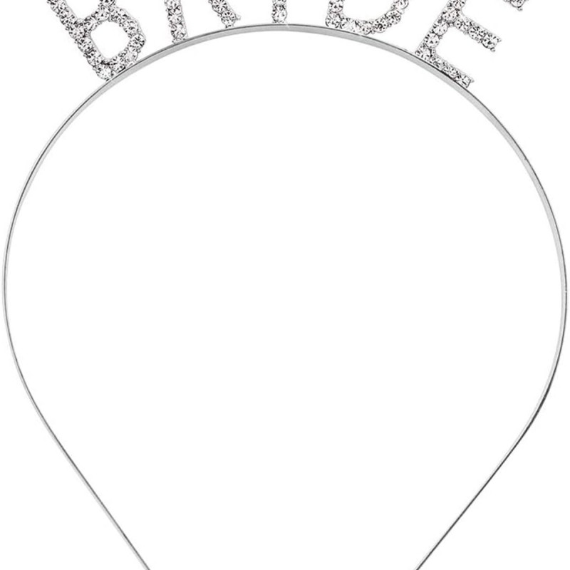 Bekarlığa Veda Bride Tacı Gümüş Renk