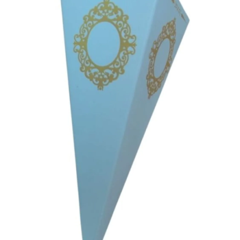 Beyaz Karton Külah Şeker,Lokum,Kına Kutusu 25 li paket